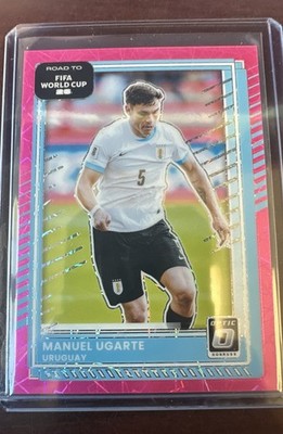 2025-2026 Panini Donruss Road to FIFA World Cup Manuel Ugarte Pink /99 Uruguay