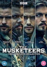 Image of The Musketeers: The Complete Collection DVD (2025) Tom Burke cert 15 12 discs