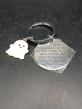 Funny Best Friend Keychains Cute Ghost Friendship Gifts for Women Friends Bes...