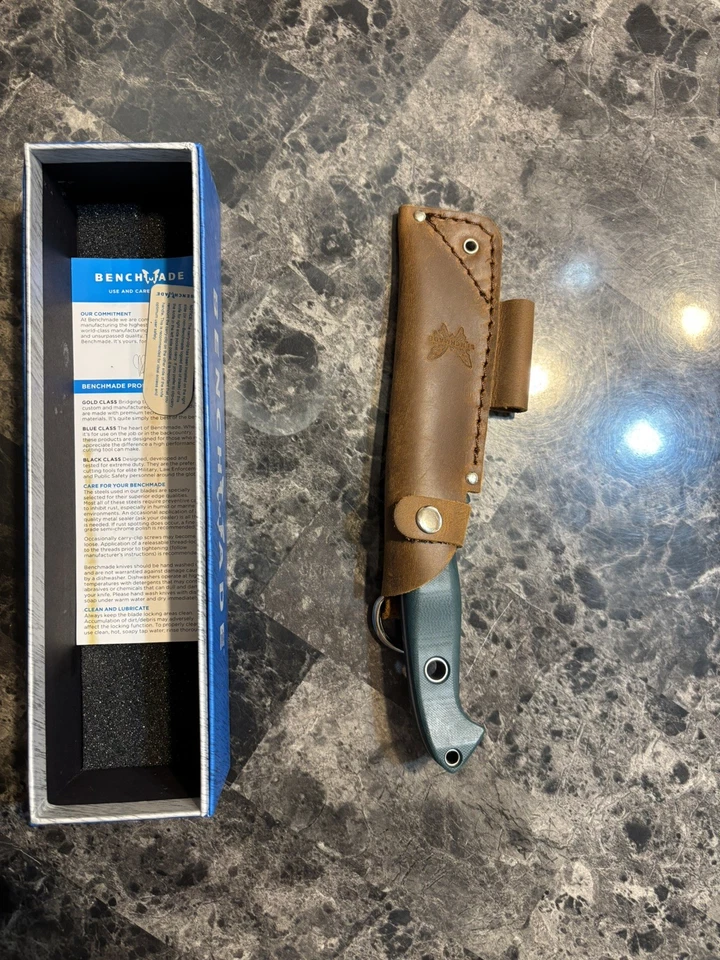 BENCHMADE Bushcrafter 162 - CPM-S30V - Fixed Blade Knife - New In Box