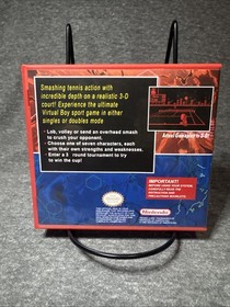 Mario's Tennis (Nintendo Virtual Boy) Cartridge And Manual
