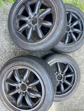 Jdm Rare 16-inch Black Racing Wheels No Tires Jdm Rare 16-inch Black Racing Wheels No Tires