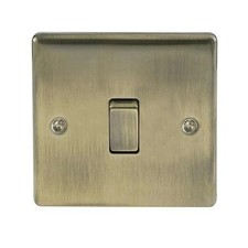 BG Nexus Metal Antique Brass Switches & Sockets Black Inserts Full Range