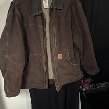 Brown Carhartt jacket size XL