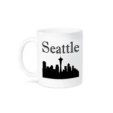 3dRose, Seattle skyline., Mug