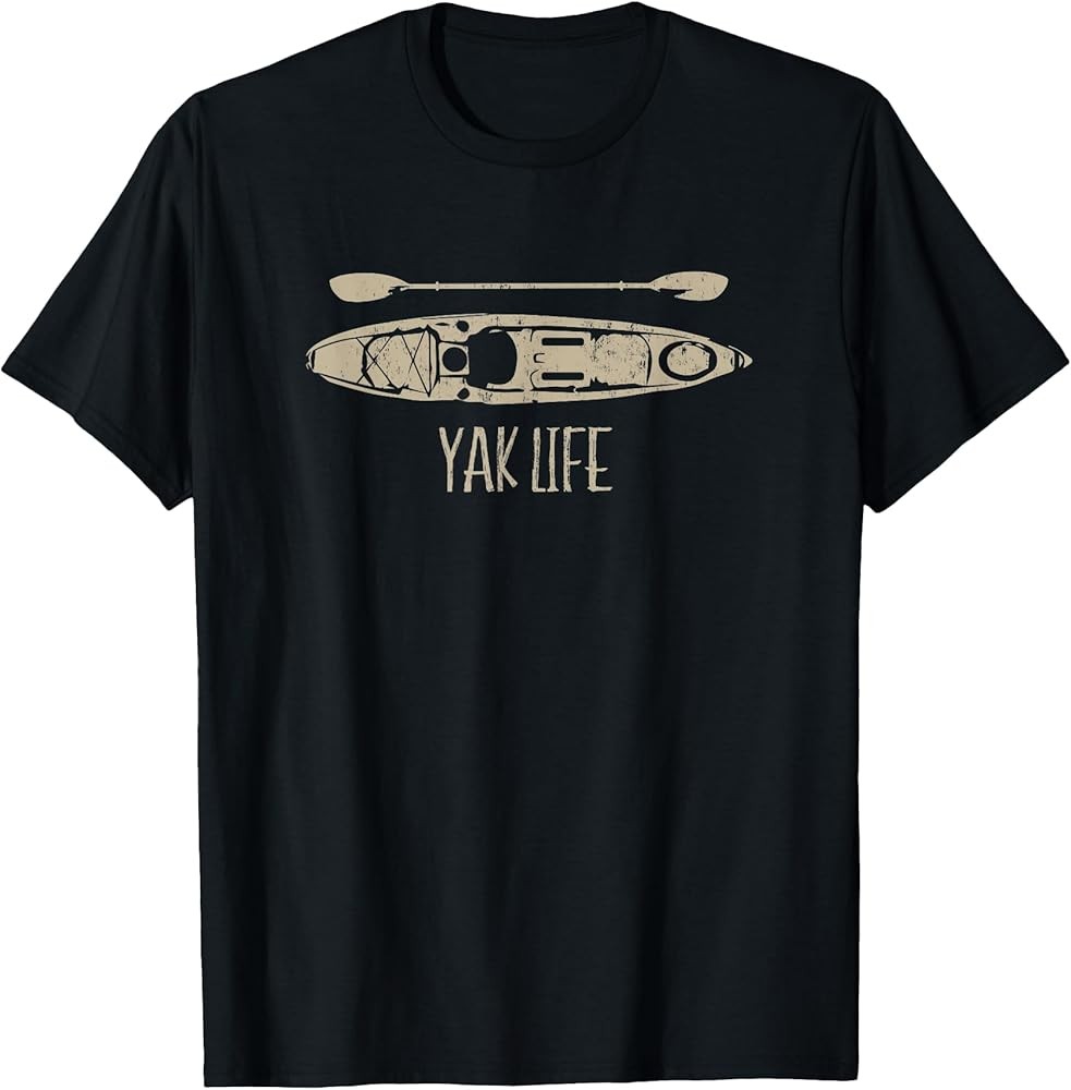 Yak Life Kayak Paddling Enthusiast T-Shirt