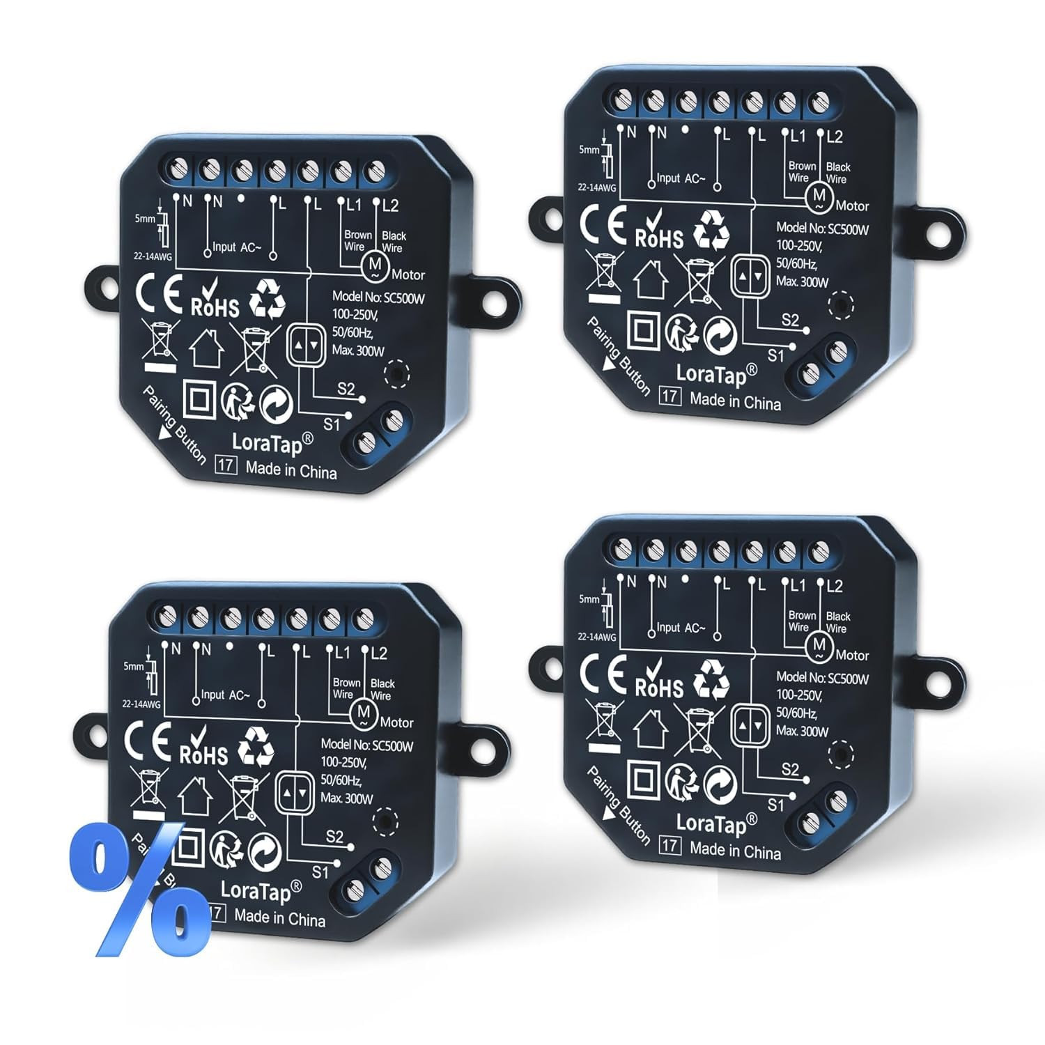 Controllo Smart Tapparelle Wi-Fi: Crea l'Atmosfera Perfetta 0-100%