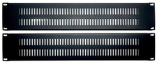 2 pack 2U Vented Blank Rack Mount Panel Spacer for 19" Server Cabinet w screws
