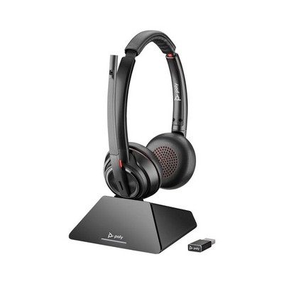 Poly Savi 8220 UC Stereo Headset On-Ear, zertifiziert für Microsoft Teams