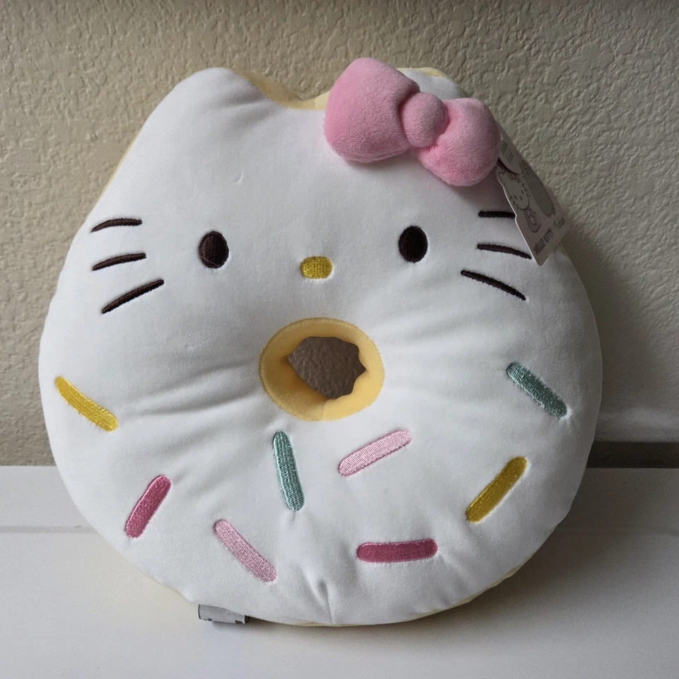 NEW Hello Kitty x Pusheen 11” Donut Plush Double Sided and RARE Exclusive 2022 - Image 3 of 4