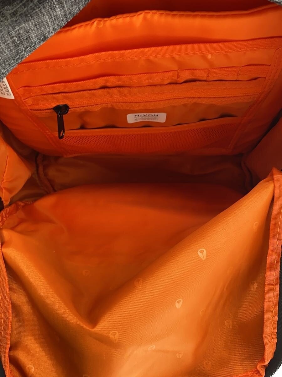 NIXON Backpack, Polyester, Gray, Solid Color, C28… - image 6