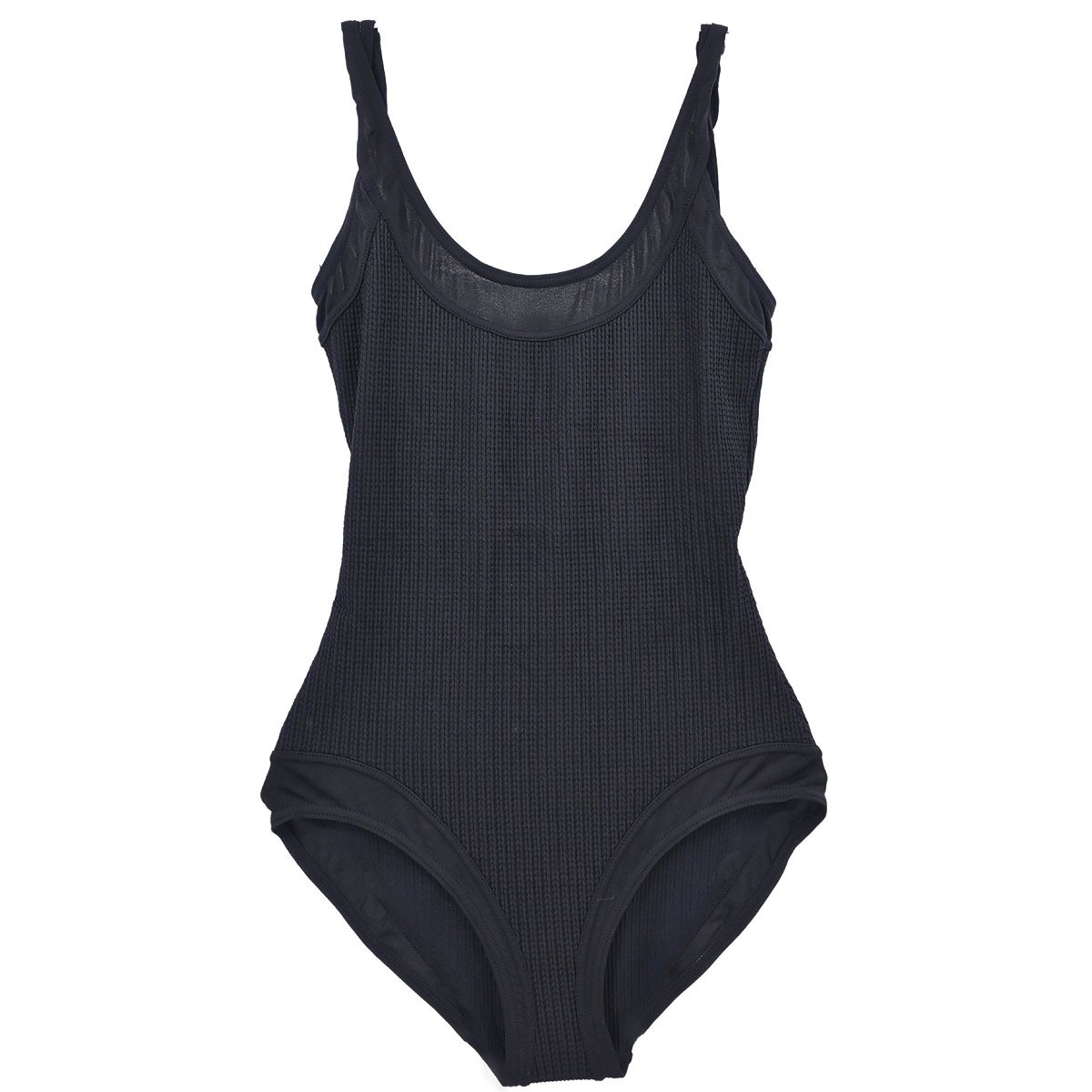 【CHANEL】SwimSuit 水着 42 BLACK Chanel Swimwear Swimsuit Black 98C #38 196289 | eBay