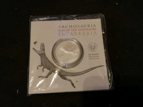 Archosauria 1oz Fine Silver Euparkeria Rise of Dinosaurs, Sealed 2