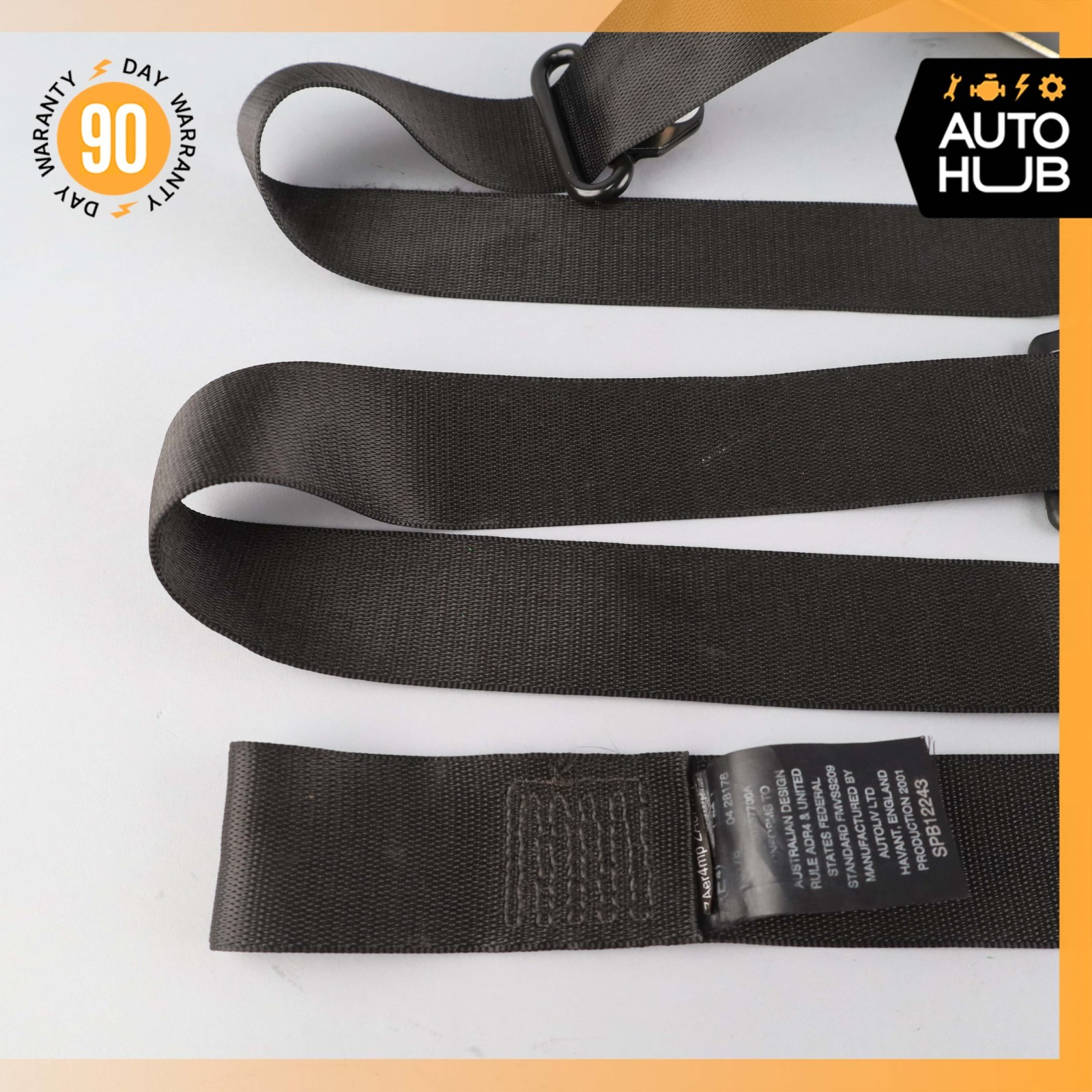 00-04 Aston Martin DB7 Vantage Convertible Front Right Seat Belt 8084508 OEM 35k