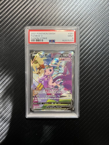 Mew V graded PSA 9 for sale on eBay