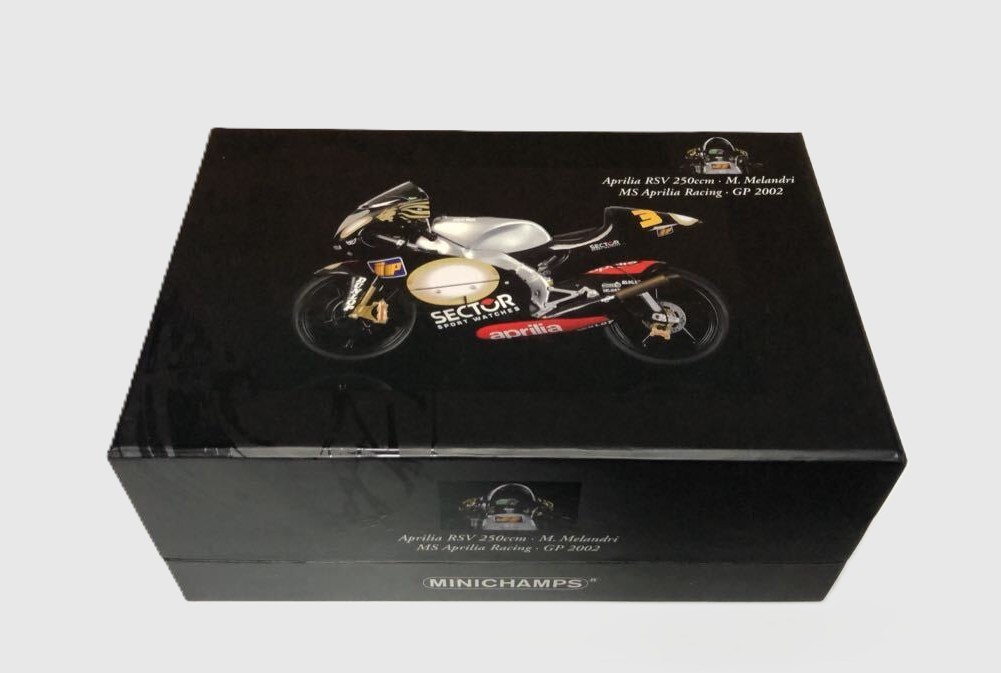 MINICHAMPS 1/12 Aprilia RSV 250ccm MS Aprilia Racing GP2002 M. Mel