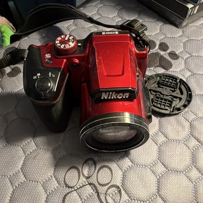 Nikon COOLPIX B500 Red Compact Camera 16MP 40x Zoom Wi-Fi Bluetooth