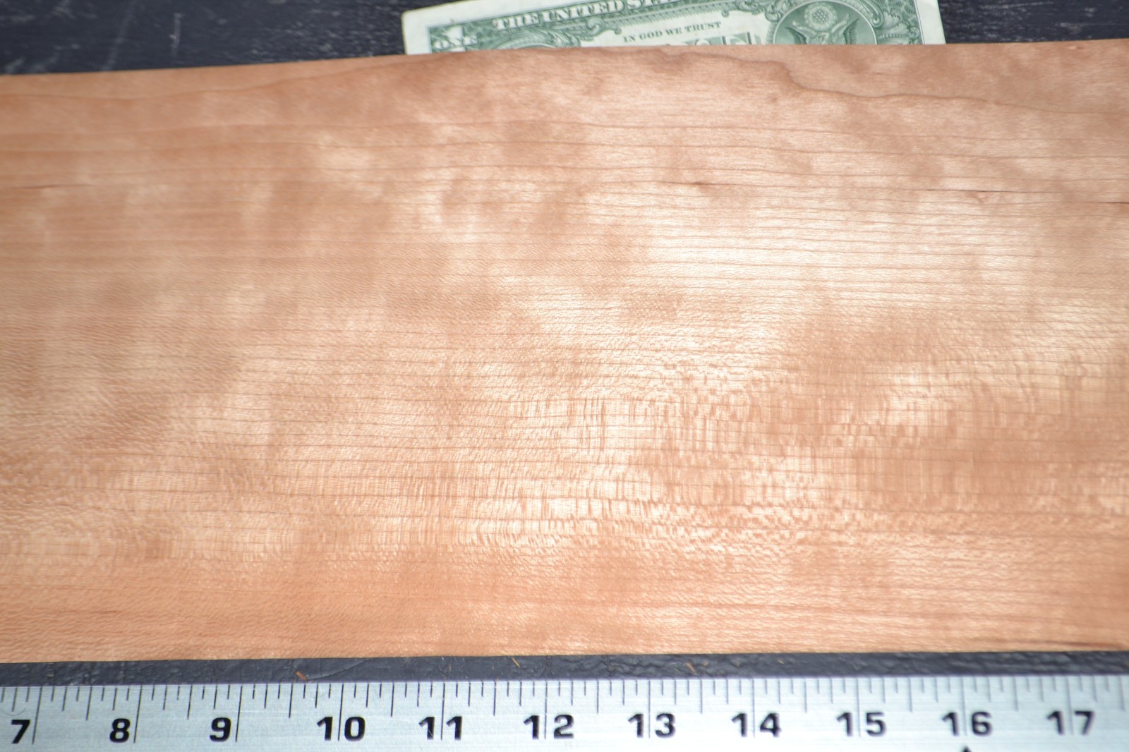 Cherry Raw Wood Veneer Sheet 7 x 24 inches 1/42nd      BLEMISHED         2309-70