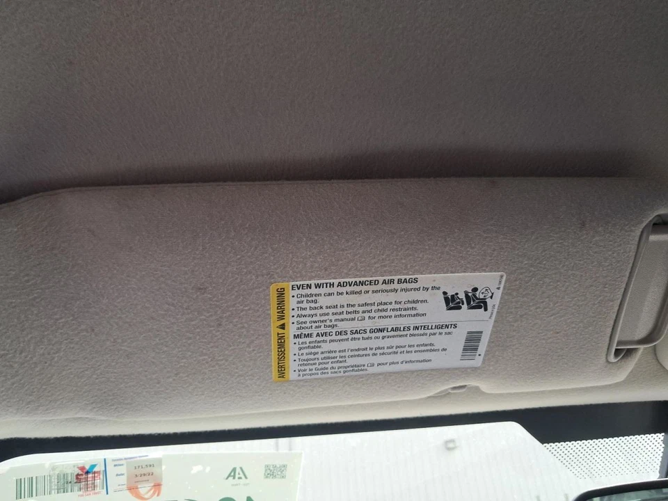 Driver Sun Visor Classic Style Fits 03-07 SIERRA 1500 PICKUP 4766683 - Imagem 2 de 4