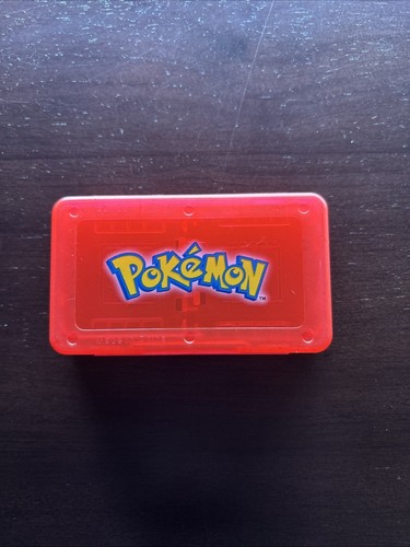 Nintendo Pokemon DS Cartridge Case Red Travel Holder Nintendo DS- Holds 4 Games