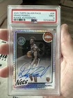 2025 TOPPS SILVER PACK #DP DRAKE POWELL ROOKIE AUTOGRAPH LOW POP PSA 9