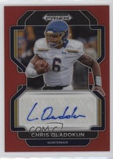 2023 Panini Prizm Draft Picks 2022 Update Red 158/199 Chris Oladokun Auto 1j2e