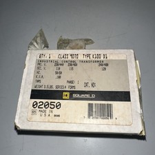 NEW Square D Class 9070 Type K100 D1 Industrial Control Transformer 02050 9070