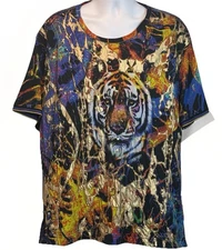 Robert Graham Limited Edition Sumatra Tiger Tee Men’s 3XL #74/476 Rare HTF
