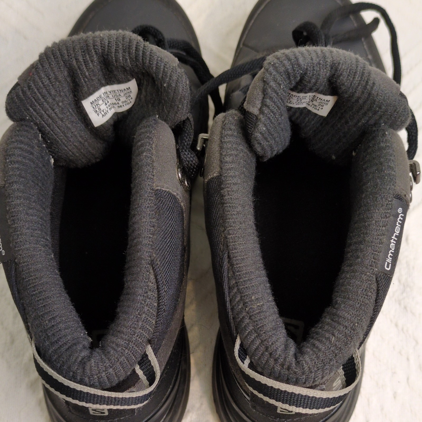 Stivali da trekking Salomon Kaipo ClimaShied impermeabili climatherm neri da uomo 10 belli