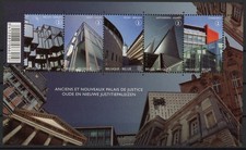 [G3733] Belgium 2011 Buildings good sheet very fine MNH. High face value