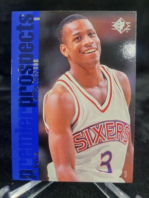 1996-97 Upper Deck   #141  Allen Iverson   RC  ROOKIE   76'ers    NM
