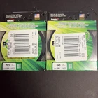 Lot of Two (2) - power pro fishing line braid 50lb 150yds moss green spools