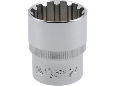 Yato Steckschlüssel Spline 1/2'' X 24mm X38mm YT-1476