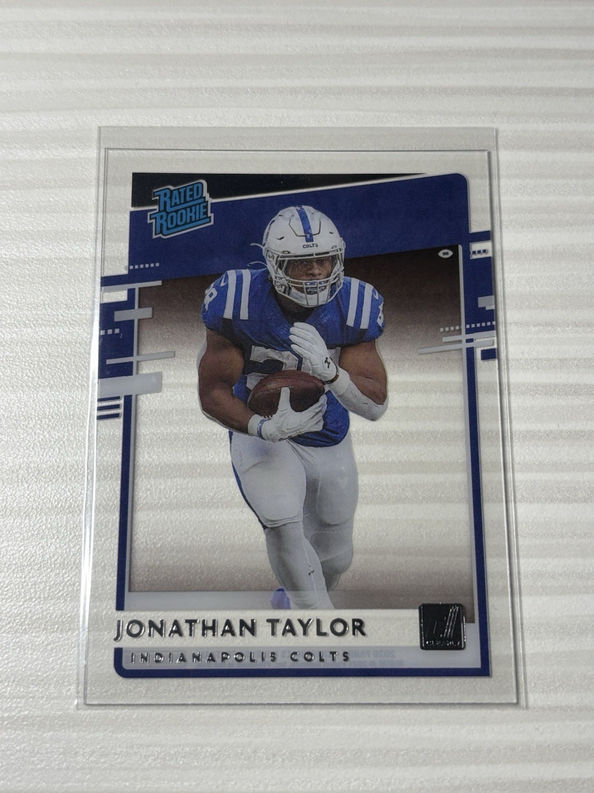 2020 Panini Chronicles - Clearly Donruss Rated Rookie Jonathan Taylor Colts RC