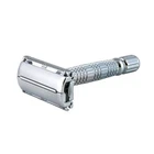 Razorock Quick-Change Butterfly Safety Razor Chrome 85 in-Handle 68g Shaver
