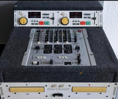 DENON DN 1800 F DJ Dual CD Player + Controller + 4 Kanal Mixer Mischpult PRO