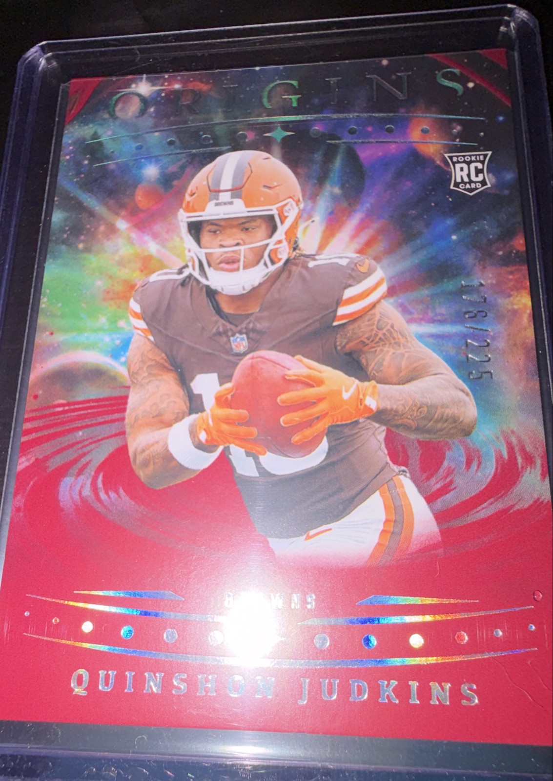 2025 Panini Origins - Rookies Quinshon Judkins Quinshon Judkins #131 Red /225 RC