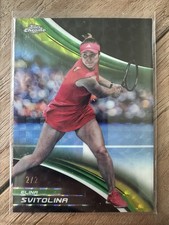 2025 Topps Chrome Tennis Elina Svitolina Black Geometric Refractor /2