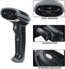 Lettore Barcode Wireless senza Fili Pistola Laser Codice Barre Scanner NO FILI