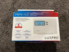 New LUXPRO (PSP511C) 5/2-day Programmable Thermostat