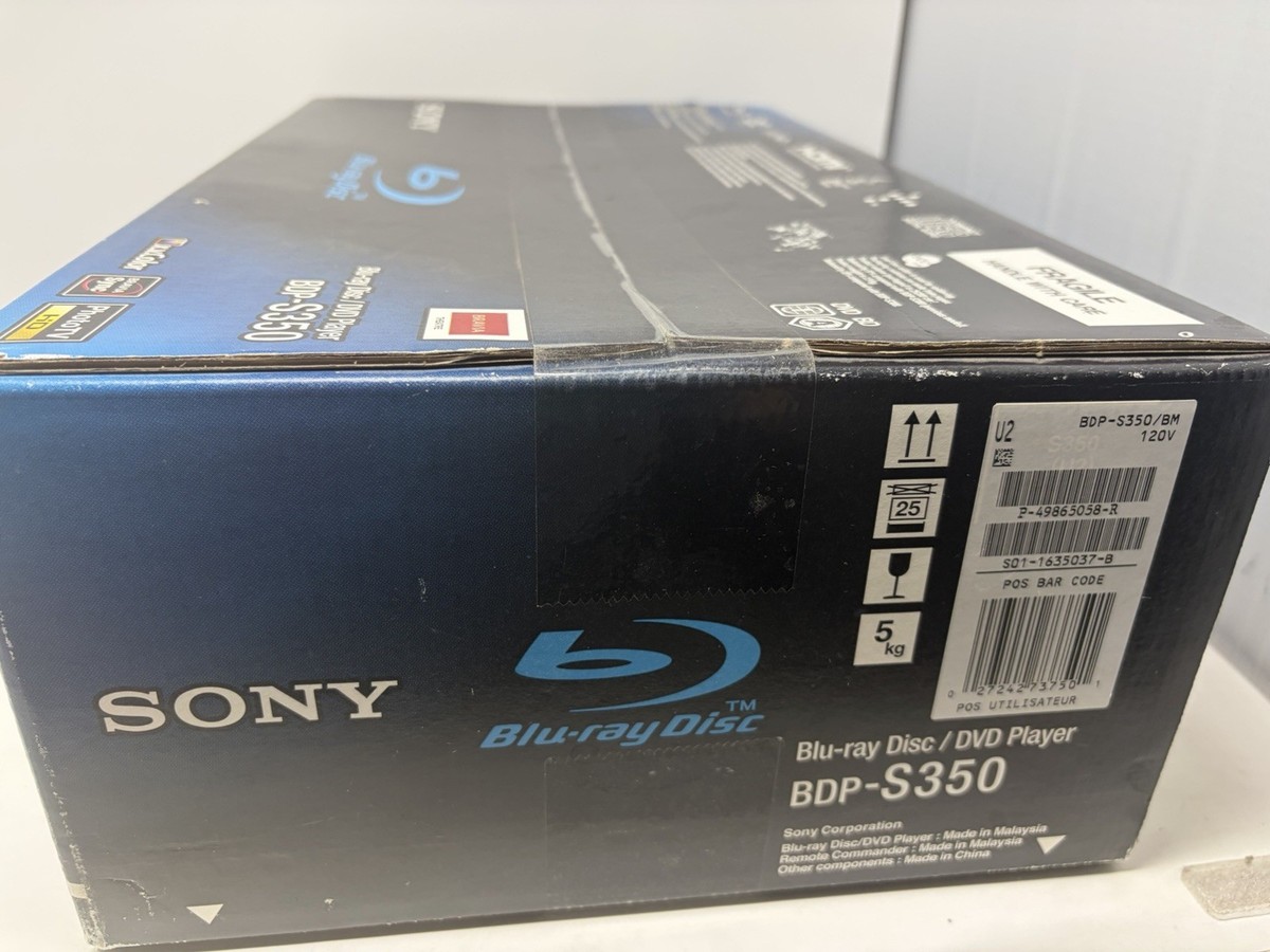 【未開封保管品】SONY BDP-S350｜初期Blu-rayモデル｜入手困難品 Buy Sony BDP-S350 Blu-Ray Player online | eBay