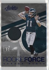 2016 Panini Absolute Rookie Force Materials Blue Carson Wentz #5 v9t