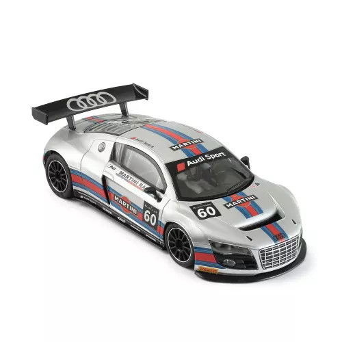 AUDI R8 LMS Martini Racing de NSR 0317AW, l'excellence du slot racing gris n.60 de collection