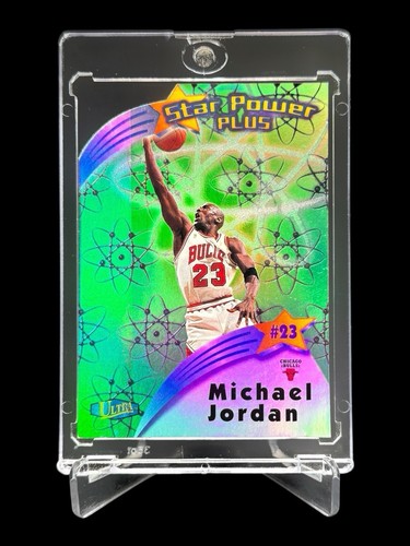 1997 Fleer Ultra MICHAEL JORDAN STAR POWER PLUS SSP VARIATION HOLO 1/20🔥RARE🔥
