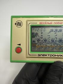RARE VINTAGE SOVIET  MERRY COOK USSR  CHEF CATCH ELEKTRONIKA GAME & WATCH #5