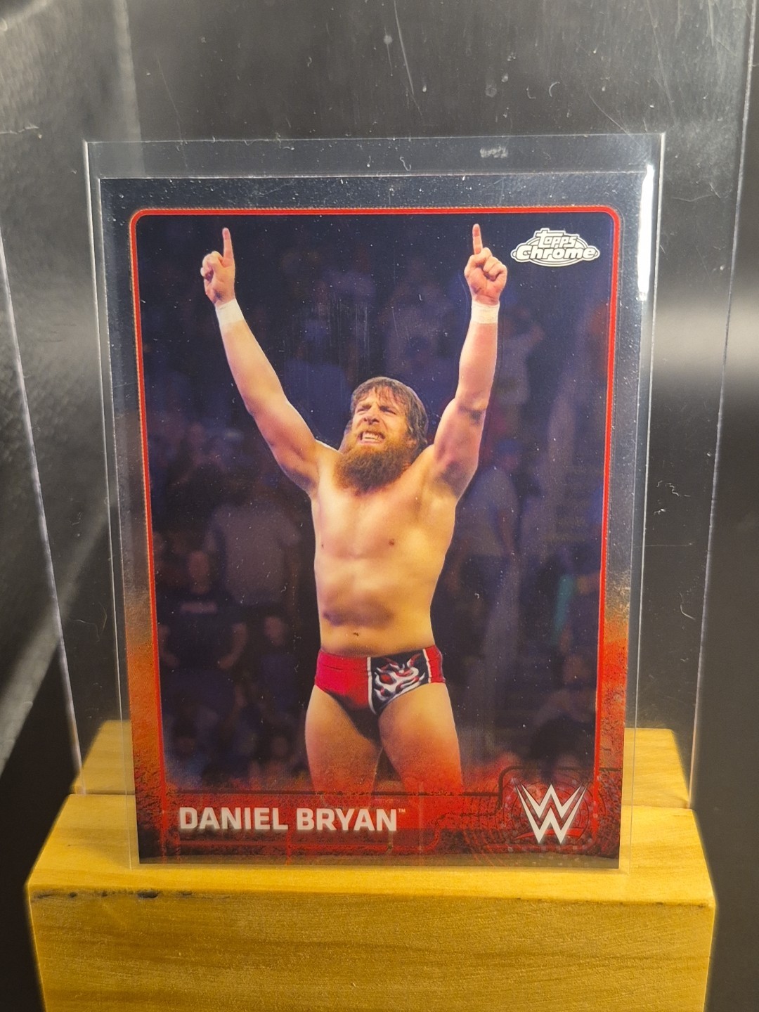 2015 TOPPS CHROME WWE #19 DANIEL BRYAN BASE CARD Free Shipping