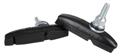 KOOL STOP Eagle 2 II bicycle BMX THREADED brake pads BLACK