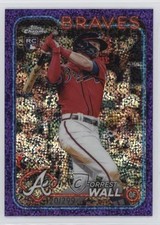 2024 Topps Chrome Purple Speckle Refractor 120/299 Forrest Wall #176 0vp1