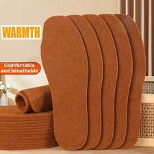 Natural Warm Wool felt insoles WOMEN MEN Deodorant Breathable Insoles- Z6N5
