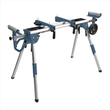 Miter Saw Stand with Wheels, Collapsible and Portable Tool Stand with Systema...